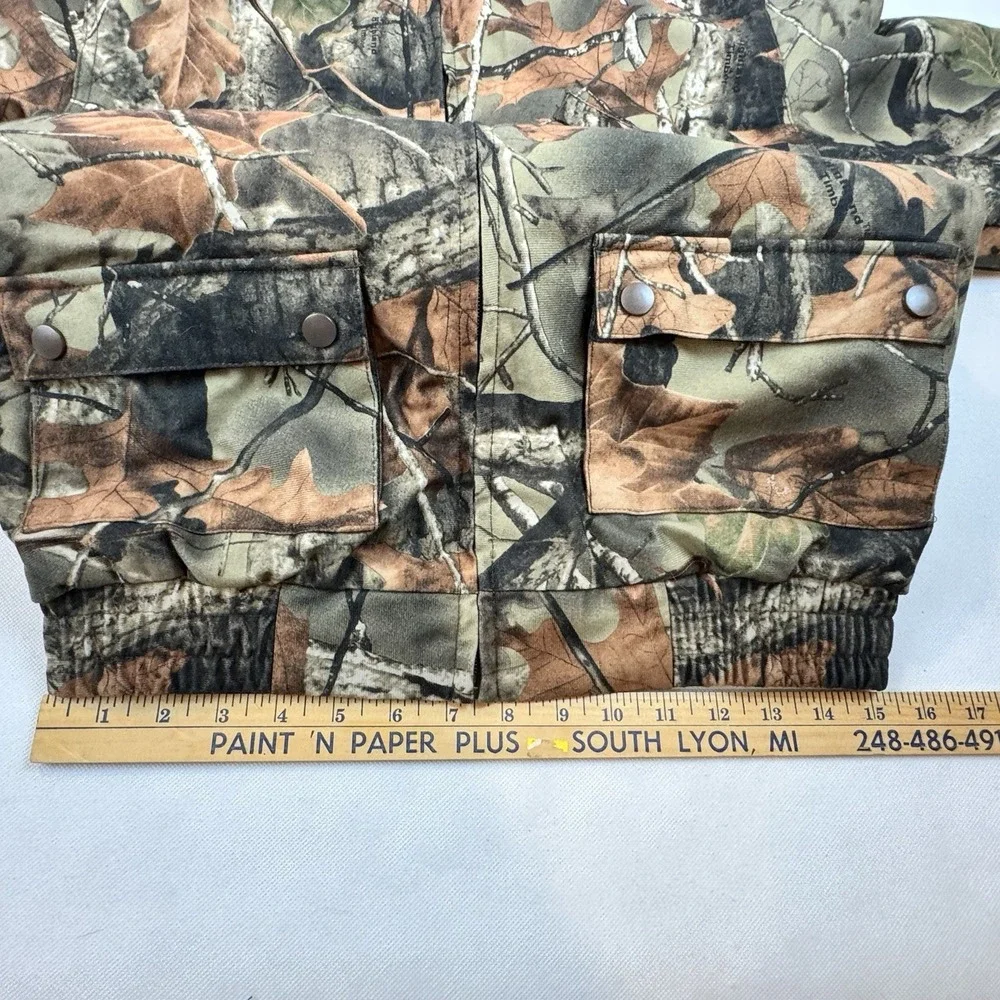 Trail Crest Kids Highland Timber Camo Jacket L Full Zip Insulated Hunting‎ Coat